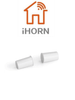 HORN HO03C- Contacto Magnético Cableado de Empotrar / Compatible con DSC / RISCO / IHORN / Salida N.C.