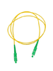 TCE - LMN-FO-SCA-SCA-01 - Puente SC-SC Monomodo / APC / Símplex 2 mm / 1 metro / Amarillo