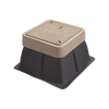 Registro para Alumbrado Público 12x12x18 Pulgadas (30.48 x 30.48 x 45.72 cm), Resistencia 3 Toneladas, Uso Peatonal