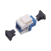 Acoplador Keystone de Fibra Óptica Monomodo SC/PC Simplex a SC/PC Simplex