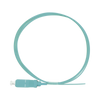 Pigtail de Fibra Óptica Simplex SC, PVC, OM3 50/125, Aqua, 1 Metro (3.28 Pies)