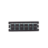 Placa Acopladora para Distribuidor de Fibra Óptica LP-ODF-8024, Incluye 12 Acopladores SC Simplex para Fibra Multimodo (12 Fibras)