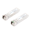 Transceptores Ópticos Industriales Bidireccionales SFP+ (Mini-Gbic) / Monomodo 1270 & 1330 nm / 10 Gbps / 10GBASE / Conector LC/UPC Simplex / DDM / Hasta 3 km / 2 Piezas