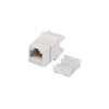 Módulo Jack Keystone Cat5e con Terminación en Ángulo 180 - Color Blanco