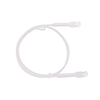 Mini Patch Cord Cat6 Ultra Slim 0.5 Metros (1.64 Pies) Blanco ? Ahorra Espacio sin Organizadores, con Bota Flexible