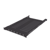 Charola Ventilada para Soportar Equipos en Rack, Profundidad Ajustable de 495 a 965 mm, 1U, Color Negro
