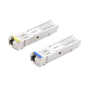 SFP (Mini-Gbic) Bi-Directional Optical Transceivers / Single-Mode 1310 & 1550 nm / 1.25 Gbps / 1000BASE-BX / LC/UPC Simplex Connector / DDM / Up to 3 km / 2 Pieces