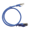 Patch Cord Cat6A 10G Blindado 0.5 Metros (1.64 Pies) Azul