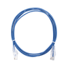 Cable de Parcheo Slim UTP Cat6 - 2 Metros (6.56 Pies) Azul Diámetro Reducido (28 AWG)