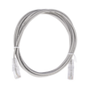 Cable de Parcheo Slim UTP Cat6 - 2 Metros (6.56 Pies) Gris Diámetro Reducido (28 AWG)