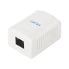 Caja de Pared con 1 Puerto, Incluye 1 Jack UTP Cat6A
