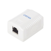 Caja de Pared con 1 Puerto, Incluye 1 Jack STP Cat6A