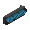 Placa Acopladora LightVerse, 6 Conectores Dúplex LC/UPC, Acepta hasta 12 Fibras Monomodo (No Shuttered)