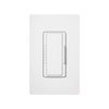 Atenuador de pared Maestro C.L para LED y CFL regulables de hasta 150 W o incandescentes y halógenos de 600 W, 120 V, unipolar, 3 vías o multilocalización, color blanco