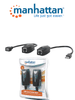 MANHATTAN 179300 - USB Line Extender / Up to 60m extension / Speed up to 12Mbps / Power BUS
