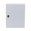 NEMA 4/12; IP66; IK10 Gabinete para Exterior, 500 x 400 x 260 mm, de Acero, Color Gris Claro