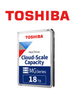 TOSHIBA MG09ACA18TE - Disco duro de 18TB / 3.5 / Sata III / 720 RPM / Búfer 512Mb / Diseño sellado con Helio /