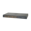 Switch cnMatrix EX2028-P capa 3 de 28 puertos (24 PoE Gigabit 802.3af/at, 4 SFP+) con administración en la nube (MX-EX2028PxB-U)