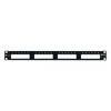 Patch Panel MAX Modular (Vacío), de 24 Puertos, Plano, 1UR