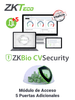 ZKTECO ZKBIOCVACADDONP5 - Módulo de control de acceso de por vida para añadir 5 puertas adicionales en BioCVSecurity / Se requiere una licencia base para más de 25 puertas