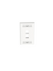 PANDUIT NK2FWHY - Placa frontal de pared / 2 puertos / Color Blanco / La placa frontal NetKey es compatible con un módulo Keystone