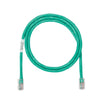 Cable de conexión UTP Categoría 5e, con conector modular en cada extremo - 1 m. - Verde