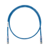 Cable de Parcheo UTP Categoría 6, con Plug Modular en Cada Extremo - 0.3 Metros (1 Pie) - Azul