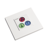 Modulo de 3 Botones iluminados para habitación de Hospital / Alarma / Cancelar y Código Azul / BUS RS485 / Compatible con NX0019/B, NX1021 Y NX0015
