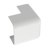 Esquinero exterior, para uso con canaleta LD10, material ABS, Color Blanco