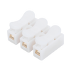 Conector PUSH de 3 contactos / Para conexión rápida / Puentes de cables