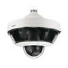Cámara IP Multisensor 8 - 20 MP (4 sensores de 2 o 5 MP) lentes intercambiables con PTZ 2 MP 32X / Hasta 5 tarjetas SD de 256 GB / WDR de hasta 150dB / IP66 / IK10