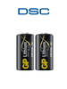 DSC BATTPGX944 - Lithium Battery 3.0 VCD Rechargeable for Detector PG9944 and PG9994 2-Battery Pack