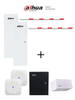 DHI-IPMECD1062UHF - Dahua Paquete de Control de Acceso Vehicular Con 2 Lectoras de Largo Alcance UHF DE 6 Metros y Barreras de 4 Metros, Incluye Panel de 4 Puertas, Software Gratis
