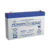 Battery 6V, 7AH, For Backup, AGM/VRLA Technologies, 5 Years Service Life, F1 Terminals, UL Recognized
