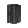 Gabinete PanZone para Montaje en Pared, de 19 pulgadas, Puerta Ventilada, 26 UR, 635 mm de Profundidad, Color Negro