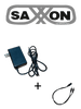 SAXXON KA24D1202SXF52PAQDIV - Fuente de alimentación regulada 12VCC 2 A + 1 divisor de corriente de 2 conectores macho
