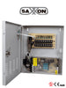 SAXXON PSU1210D9 - Fuente de poder de 12 VCD/ 10 Amperes/ Para 9 cámaras/ 1.1 Amperes por canal/ Protección contra sobrecargas/ Certificación UL/
