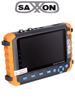 SAXXON TES08MC - 5-inch Screen Video Tester/ Supports 1MP/ 2MP/ 4MP/ 4K Cameras/ Supports: HDCVI/TVI/AHD/ 12VDC 1 Amp Power Output for Cameras/ HDMI/VGA Video Input/ LED Lamp/ Coaxial Control