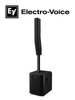 ElectroVoice M_EVOLVE90 - Sistema de Altavoz Portatil Amplificado / Bluetooth / Columna 8x4.7 / Subwoofer 18 / Negro