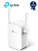 TP-LINK RE205 - Repetidor de señal WiFi AC750 con frecuencias de 2.4GHz 300Mbps y 5GHz 433Mbps, indicador inteligente de señal, modo punto de acceso, 2 antenas externas y 1 puerto Ethernet RJ45 10/100Mbps.