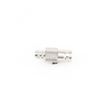 Conector BNC Hembra de 75 Ohm, Anillo Plegable para Cable RG-6/U, Níquel/ Oro/ Teflón.