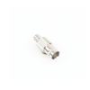 Conector BNC Hembra de 75 Ohm, Anillo Plegable para Cable RG-6/U, Níquel/ Oro/ Teflón.