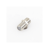 Adaptador Barril para 75 Ohm, de Conector F Hembra a F Hembra, Níquel/ Estaño/ Polietileno.