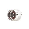 Conector N Macho de Anillo Plegable para Cables Coaxiales LP-142, LP-195, RG-58/U, RG-142/U, LMR-195, Níquel/ Oro/ Teflón.â€‹