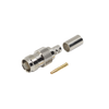 Conector TNC Hembra de Anillo Plegable para Cables RG-8/X, LMR-240, Grupo X, Níquel/ Oro/ Delrin.