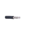 Cable coaxial RG Broadcast RG58USYS, 20 AWG, blindaje de malla trenzada de cobre estañado (CuSn) 96%, aislante de polietileno sólido