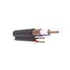 305 Meter (1000 Feet) Roll of RG59 Siamese Cable, Copper and Aluminum Braid, CCA, Made in Mexico, HD Optimized, for Outdoor Use.
