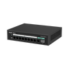 Unmanaged PoE+ Switch, up to 120 Watts, unmanaged, 8 PoE+ ports, 2 Gigabit Ge / SFP Uplink