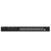 Switch PoE+ no Administrable, hasta 180 Watts Ideal para CCTV, 24 Puertos 10/100 PoE+, 2 Uplinks Gigabit (1 SFP COMBO)