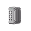 Switch PoE Industrial, ideal para temperaturas extremas y protección contra descargas, 8 puertos Gigabit PoE 802.3af/at + 2 SFP para fibra 1Gb, gestión gratuita desde la nube, 125w